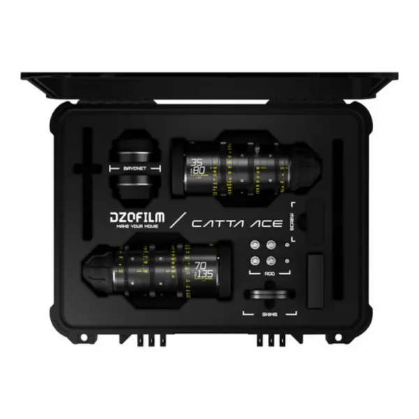 DZO Optics DzoFilm Catta ACE FF Zoom Bundle 35-80/70-135 T2.9 Black 18749