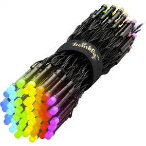 Twinkly - Strings Multicolor RGB 100 Led / 8cm space / BT / WiFi / IP44 TWITWS100STP-BEU