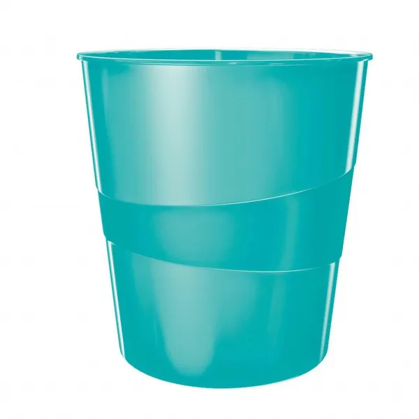 Kôš plastový Leitz WOW 15l ľadovo modrý