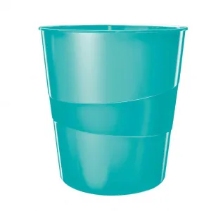 Kôš plastový Leitz WOW 15l ľadovo modrý
