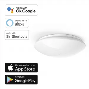 Hama SMART WiFi stropné svetlo, trblietavý efekt, okrúhle, priemer 30 cm 94051140