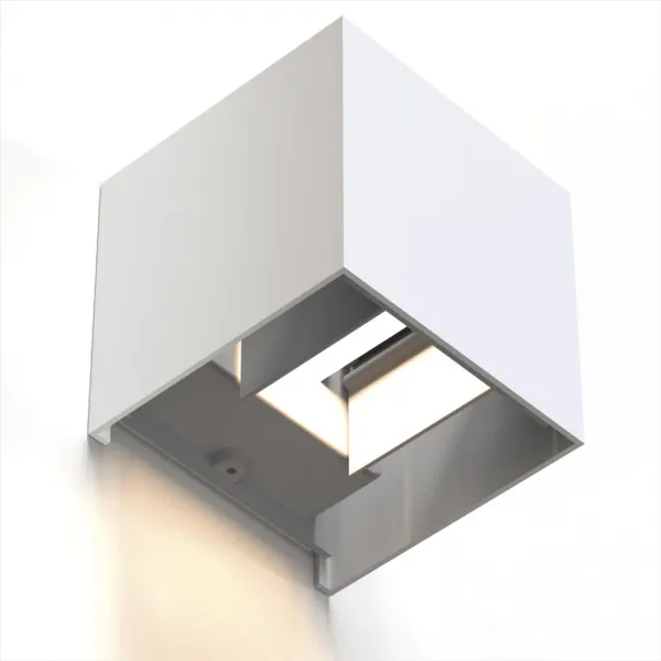 Hama SMART WiFi nástenné svetlo, štvorcové, 10 cm, IP44, vonkajšie/vnútorné použitie,... 94051140