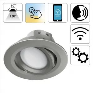 Hama SMART WiFi svetlo s možnosťou zabudovania, šedo-strieborná 94054231