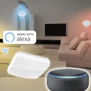 Hama SMART WiFi stropné svetlo, trblietavý efekt, štvorcové, 27 cm 94051140
