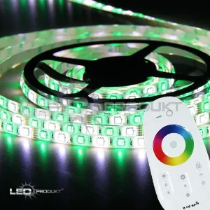 LEDprodukt 5m pásik 60LED/m SMD5050 12W/m IP65 RGB-CW (RGB+studená biela) - Kompletná sada