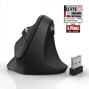 Myš Hama vertikálna ergonomická bezdrôtová, EMW-500, 6 tlačidiel