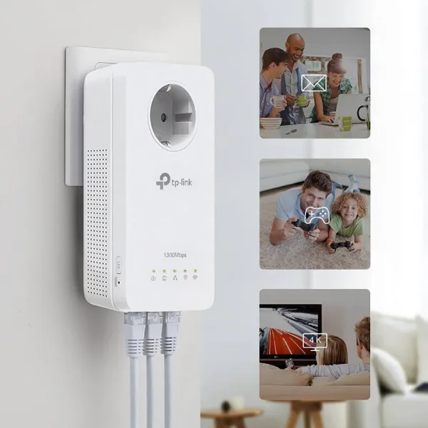 TP-Link TL-WPA8631PKIT [AV1300 Gigabit Passthrough Powerline ac Wi-Fi Kit]