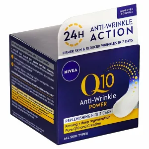 Nivea Q10 Power Vypĺňajúci nočný krém proti vráskam 50 ml