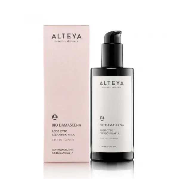 Pleťové čistiace mlieko Bio Damascena Alteya 200 ml
