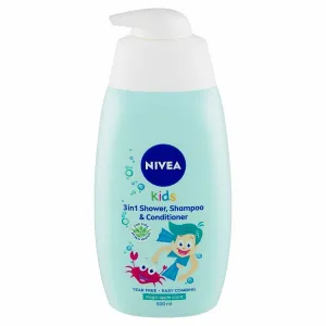 Nivea Kids Magic Apple Scent detský sprchovací gél, šampón a kondicionér 3 v 1 500 ml