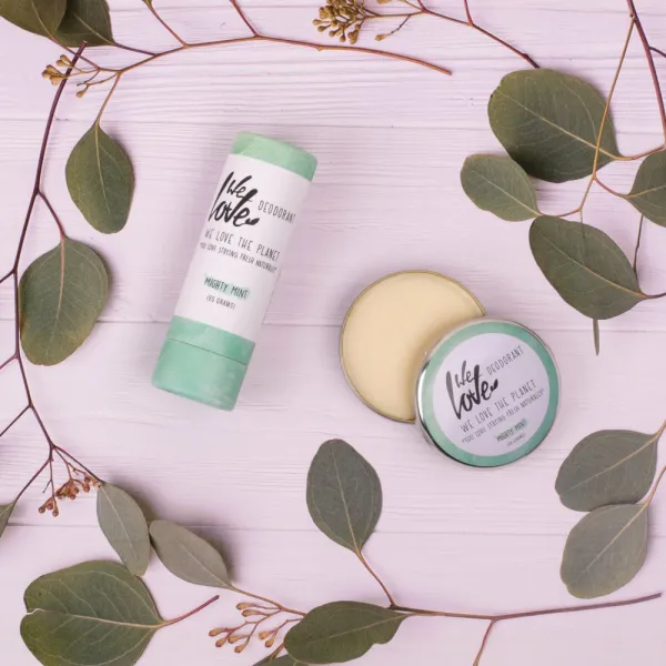 Prírodný krémový  deodorant "Mighty Mint" We Love the Planet 48 g