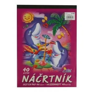 Náčrtník N44 A4 40listov