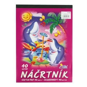 Náčrtník N54 A5 40listov