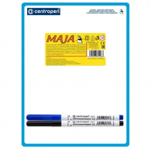 Centropen Tabuľka stierateľná Mája + 2 popisovače 18x23cm