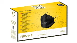 Respirátor jednorazový 3-vrstvový FFP2 NR čierny BT-FLY CE1463 (1ks)