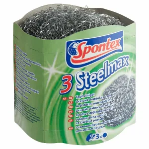 Spontex Steelmax oceľová drôtenka na riad 3 ks