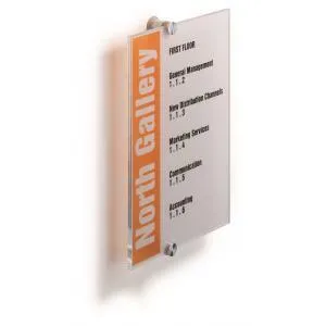 Durable Informačná tabuľka Crystal Sign 210x297 mm (A4)