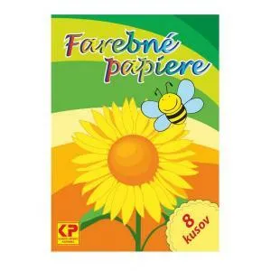 Farebný papier A4 8 listov