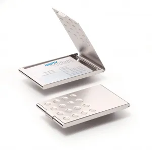 Durable krabička na vizitky Bussines card box chrome