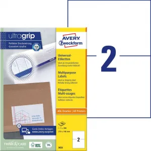 Avery Zweckform Etikety univerzálne 210x148mm Avery A4 100 hárkov