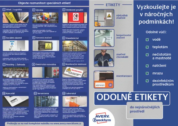 Avery Zweckform Etikety univerzálne 105x70mm Avery A4 100 hárkov