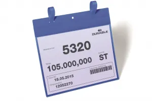 Durable Vrecko na dokumenty s páskami 297x210mm na šírku 50 ks modré