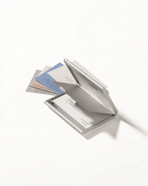 Krabička na vizitky DURABLE BUSINESS CARD BOX DUO