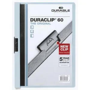 Durable Obal s klipom DURACLIP Original 60 svetlomodrý