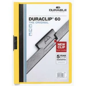 Durable Obal s klipom DURACLIP Original 60 žltý