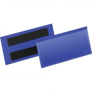Durable Magnetické vrecko na dokumenty 100x38mm 50ks modré