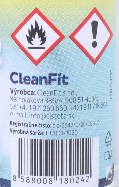 CleanFit dezinfekčný gél 70% citrus na ruky s rozprašovačom 50 ml
