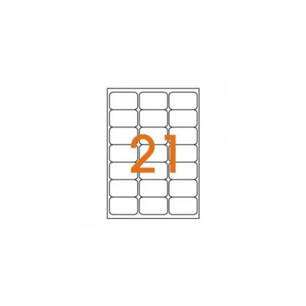 Etikety laser 63,5x38,1mm Agipa A4 100 hárkov