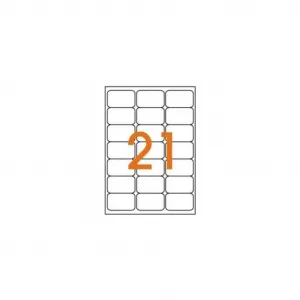 Etikety laser 63,5x38,1mm Agipa A4 100 hárkov