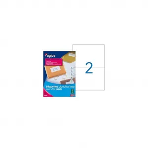 Etikety laser 210x148mm Agipa A4 100 hárkov AG119068