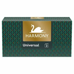 Kozmetické utierky 2-vrstv. HARMONY Prima biele, celulóza 150 ks