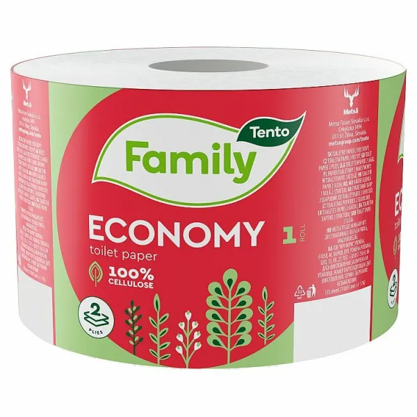 Tento Economy toaletný papier 2 vrstvový 1 kotúč