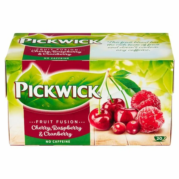 Čaj PICKWICK čerešňa s malinou HB 20 x 2 g