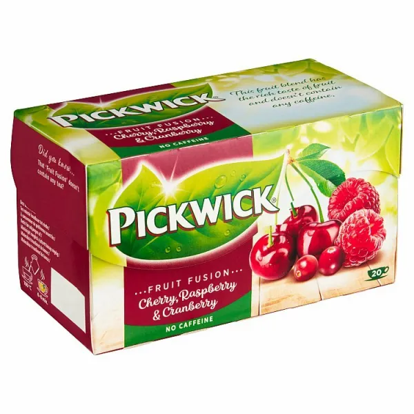 Čaj PICKWICK čerešňa s malinou HB 20 x 2 g