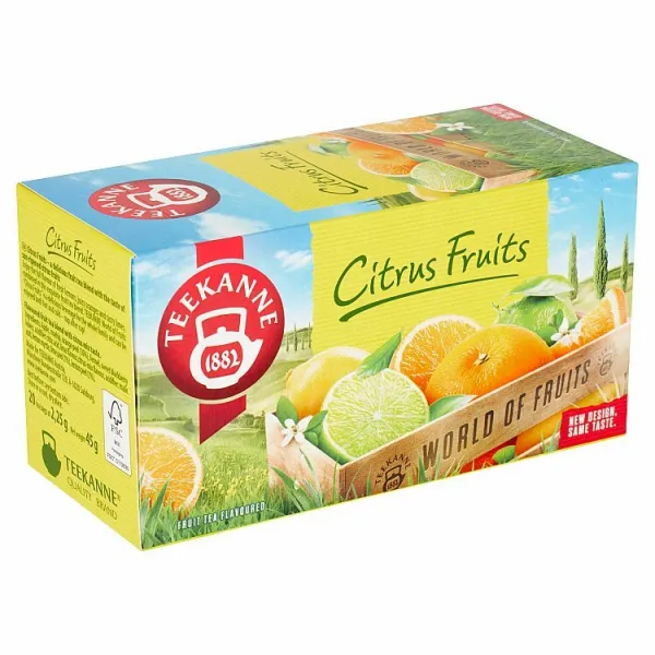 TEEKANNE Citrus Fruits, World of Fruits, 20 vrecúšok, 45 g
