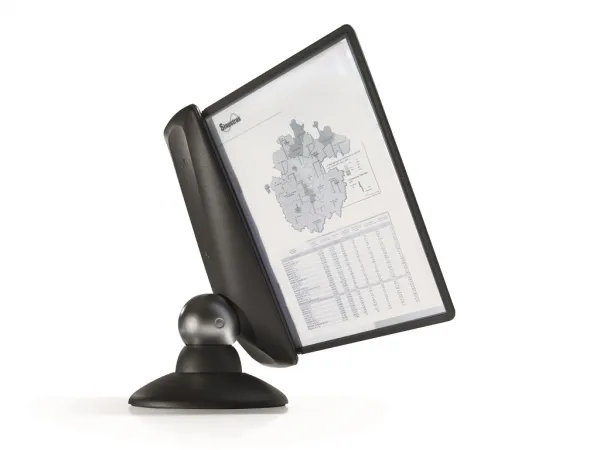 Durable Stojan na stôl SHERPA Motion s 10 panelmi čierny