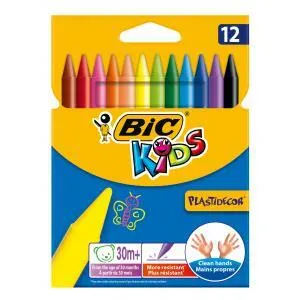 Plastové voskovky odolné voči lámaniu 12ks