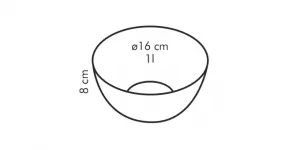 Miska sklenená GIRO 16cm