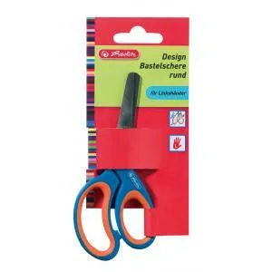 Nožnice Herlitz Design detské guľaté ergonomické pre ľavákov