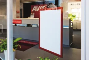 Durable Samolepiaci DURAFRAME A3 červený