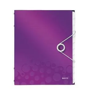 Triediaca kniha 12 Leitz WOW purpurová