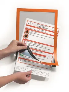 Durable Samolepiaci DURAFRAME A4 oranžový
