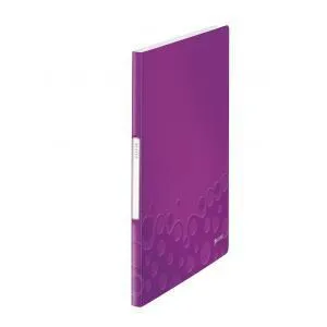 Leitz WOW Katalógová kniha 20 purpurová