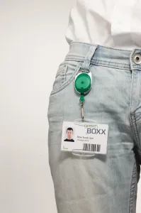 DURABLE Výsuvný kotúč so svorkou DURABLE JOJO STYLE zelený 1ks (DU832705)