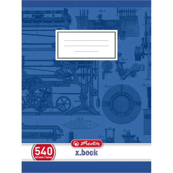Herlitz školský zošit čistý 540 A5