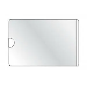Samolepiace vrecko vizitkové s otvorom zboku DURABLE 93x62mm 100ks